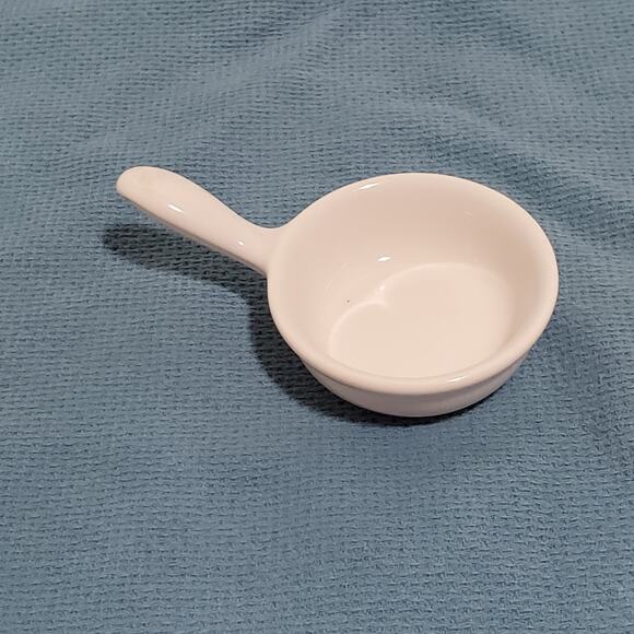 Vintage Revol La Porcelaine Tiny Handled Pan White Made in France 062807 - Picture 6 of 16